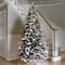 9ft. Pre-Lit Feel Real® Snowy Everest Fir Medium Artificial Christmas Tree, Clear Lights
